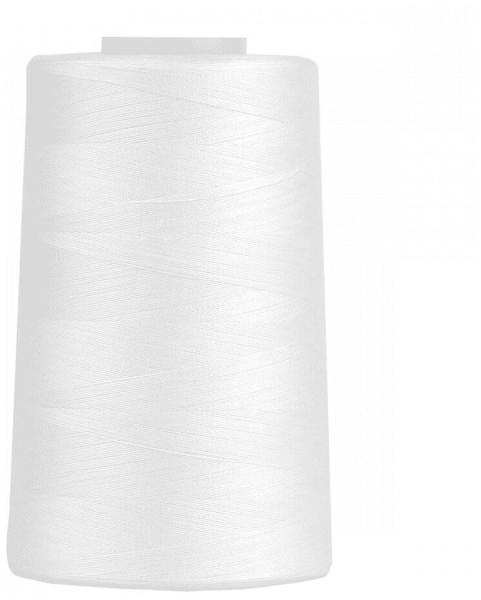 Нитки Sewing Thread 40/2 5000 ярд. цвет - белый 100% п/э в Дивногорске