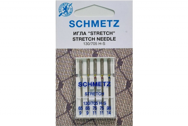 Иглы Schmetz стрейч combi (65x2, 75x2, 90x1), 5 шт в Дивногорске